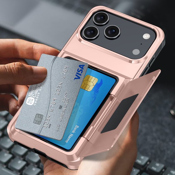syct Compatible With Iphone 17 Card Slot Phone Case 15 Pro Max Flip Stand Wallet IPhone 16 Shockproof Protective Cover 4