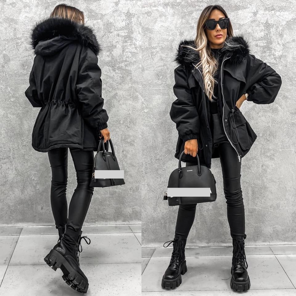 Women's Clothing New Cotton Coats Fur Collar Fur Pie To Overcome-image