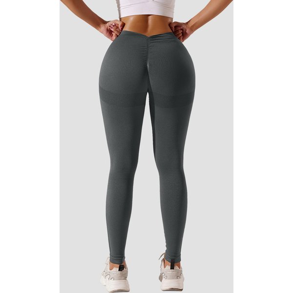 Women's New Outdoor Running Fitness Pants Women's Peach Hip-Lifting Seamless Sports Tights High Waist Quick-Drying Yoga Pants-image