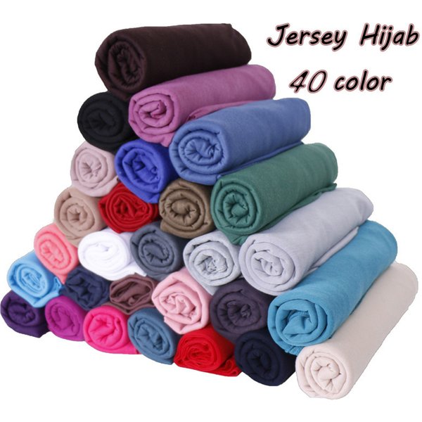 Women's Scarves Single Color Jersey Knit Headband, High Quality Windproof And Sandproof Scarf/Headscarf For Autumn And Winter, BS82-image