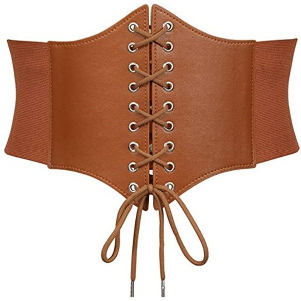 Unisex Court style fashion women's band band elastic waist wrap women's dress elastic waist width