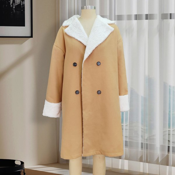 Women's Casual Fashion Temperament Casual Commuter Wool Coat Coat