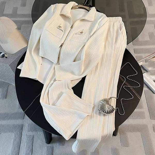 Women's Clothing Summer Outfit With A Complete Set Of Fashionable Sports Suits-image