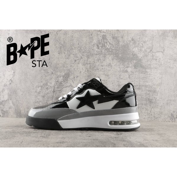 A BATHONG APE Bape ROAD STA Suede Trendy Casual Low Cut Fashionable Board Shoes Dark Gray Air Max Men And Women