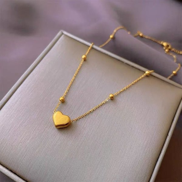 Minimalist And Fashionable Titanium Steel Chain, Niche Design, Women's Pendant Necklace Ins-image