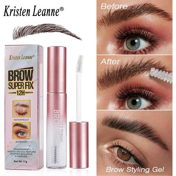 Eyebrow Gel Transparent Brows Wax Waterproof Long-Lasting With 3D Brush Brow Styling Soap For Eyebrows Women's Cosmetics-image