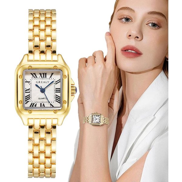 Hot Stainless Steel Women's Brand Quartz Watch Business Leisure Steel Belt Women's Watch Holiday Gift To Girlfriend First Choice-image