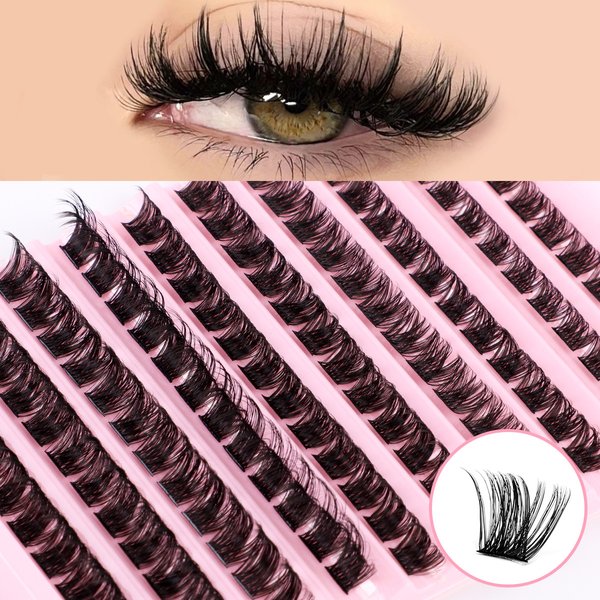 Beauty Health Diy Segmented Single Cluster 120 Clusters Of False Eyelashes 8 16Mm Eyelashes Dd Curvature-image