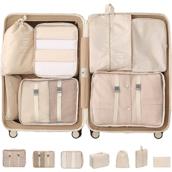 Travel Storage Bag Seven-piece Set Clothing Luggage Storage Bag Multi-functional Clothes Packaging Storage Bag Travel Bag