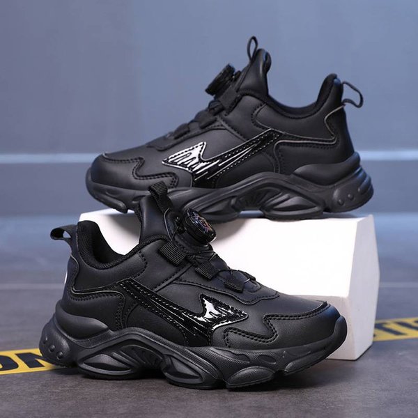Children's Shoes Children's Small White Shoes New Breathable Sports Shoes Campus Boys Students Running Sports Shoes-image
