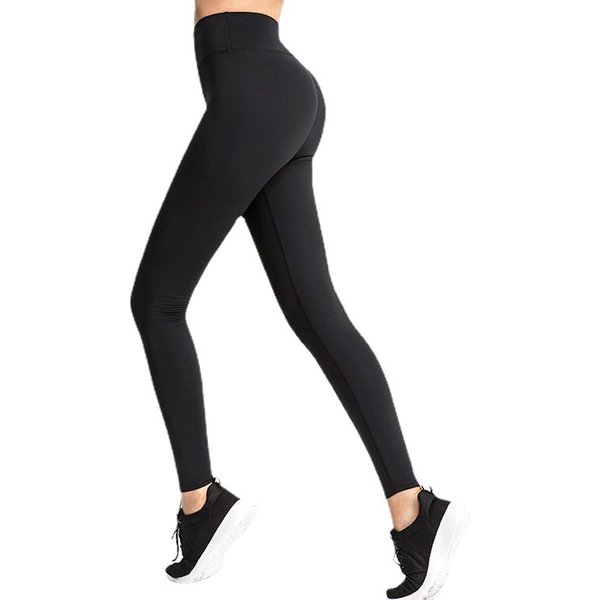 High Waisted High Elastic Multi-color Sports Running Fitnessleggings For Women