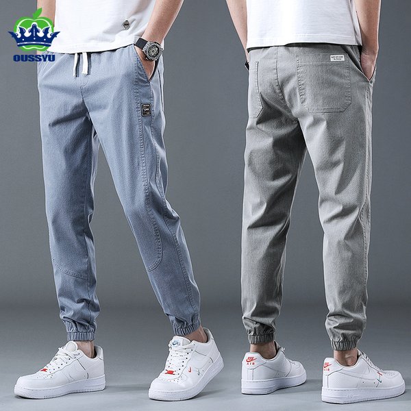 2023 Spring Summer Cotton Jogger Pant Men Pants Haruku Cargo Jeans Casual Harem Denim Korean Hip Hop Sweatpants Male