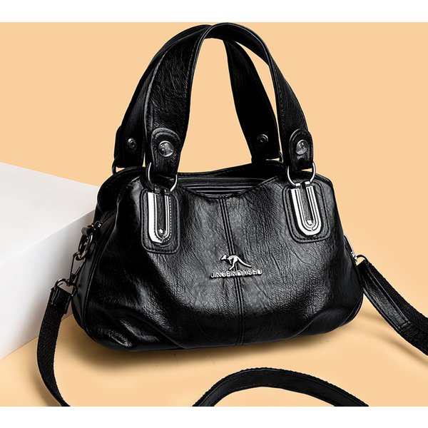 Cross-border Women's Fashion Large-capacity Handbag For Middle-aged Mothers, New Single-shoulder Bag, Vintage