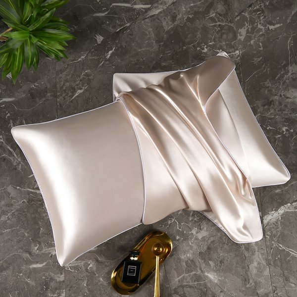 30 Momme Pure Silk Pillowcase - Cooling & Skin-Friendly (Queen/King Size, Hypoallergenic, Hair Care & Anti-Wrinkle)-image