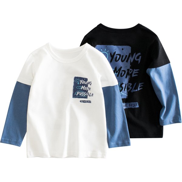 Kids’ Clothing Children's Clothing Autumn New Products Children's Bottoming Shirt Baby Clothes Boy Long Sleeved T Shirt