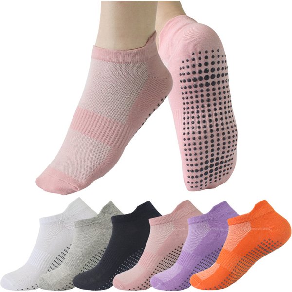 Glue Yoga Socks Pilates Sports Socks For Women With Grip Barefoot Workout Non-Slip Socks-image