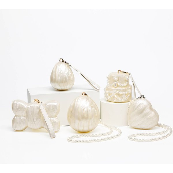 Women's Handbag Shoulder Diagonal Bag Special-shaped Shell Acrylic Bag Fashion Wedding Dinner Clutch Bag