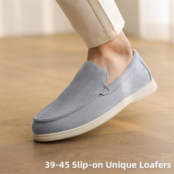 Men's Slip-On Loafers - Comfortable Casual Shoes For Work & Everyday Wear, Wide Width Available