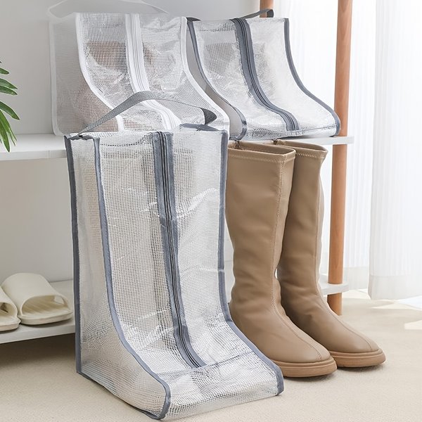 Shoe Dustproof Storage Bag, Boots, Long Boots, Short Boots, Travel Storage Bag, Shoe Protective Cover, With Handheld-image