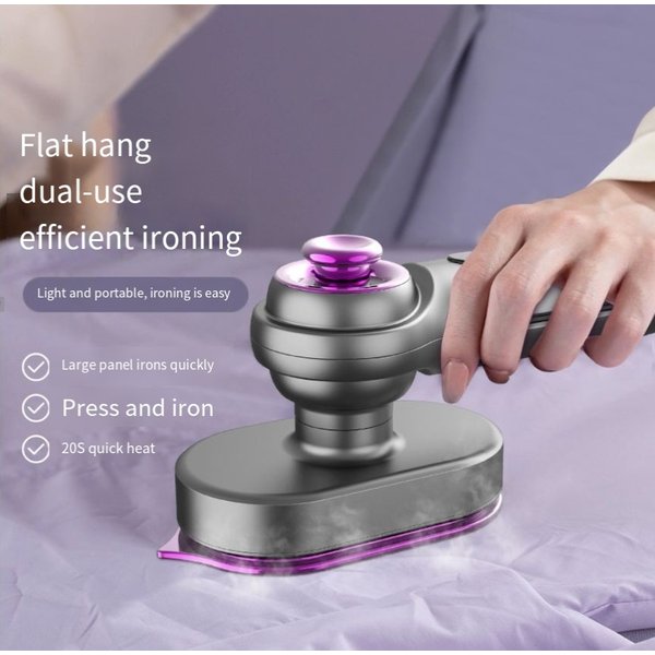 Mini Electric Iron Hand-Held Ironing Machine Portable Household Hand-Held Ironing Machine Wet And Dry Portable Electric Ironing Machine-image