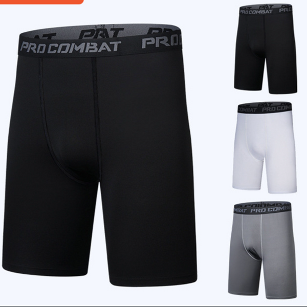 Men's Clothing Sports Fitness Shorts Basketball Sweat Absorbing Quick Drying Clothes High Elastic Tight Running Training Bottoming Shorts