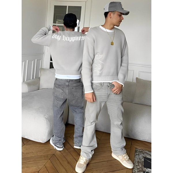 Men's Clothing Fashion Retro American High Street Washed Old Rough Edge Jeans Personalized Street Casual Straight-leg Pants The Jeans Run Small.