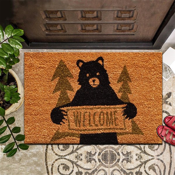 Cross-border Retro American Style Home Entrance Door Non-slip Door Mat Entrance Dirt-resistant Foot Mat Decorative Floor Mat Toilet Door Mat