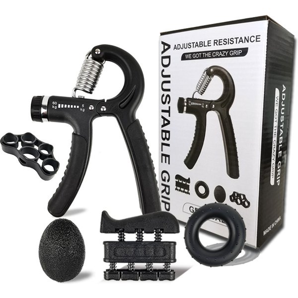Handgrip 5-piece Color Box Handgrip Set For Adults And Children Hand Strength Training Set Silicone Handgrip Ball