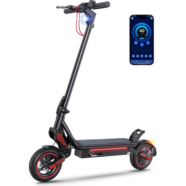 Iscooter W8 Off-Road Electric Scooter 48V 14Ah Battery 750W Motor 40Km/H Speed 9.3 Inch Tires Dual Suspension Adult E-Scooter-image