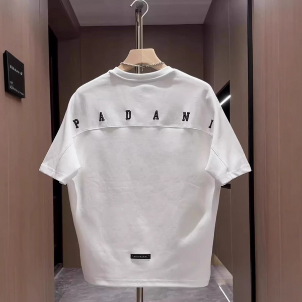 Summer New Solid Color T Shirt For Men Trendy Brand Embroidery Design Versatile Bottoming Shirt Simple Round Neck Handsome Half Sleeves Men