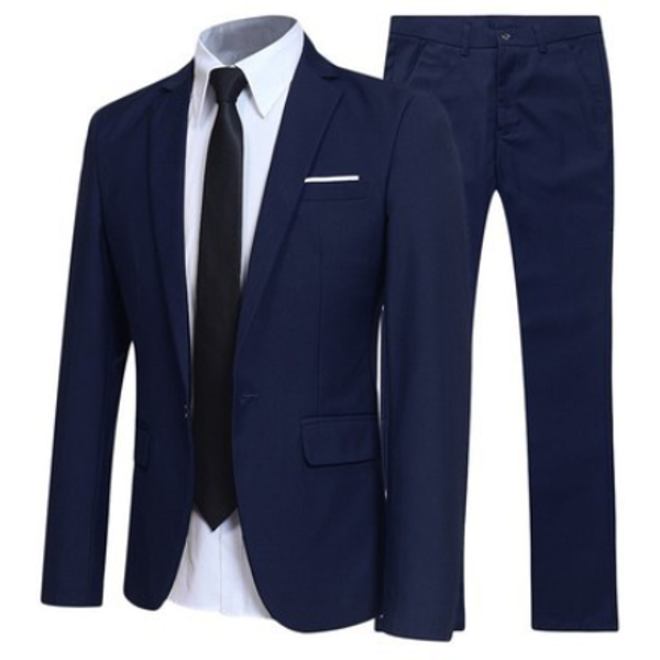 Men's Clothing Slim Three Piece Suits Groom Wedding Suits Wedding Best Man Suits Men's Professional Suits Formal Wear-image