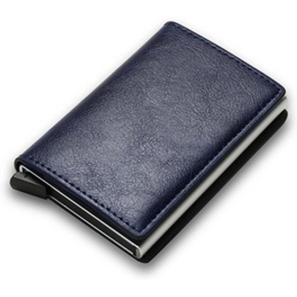 RFID Automatic Pop-up Card Holder Ultra-thin Credit Card Wallet Money Clip Multi-Slots Wallet For Men