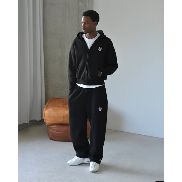 Men's Clothing Elastic Rope Sweatpants Printed Pattern Casual Trousers High Street Hip Hop Rap Street Y2K-image