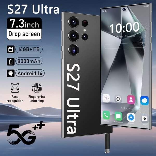 NEW 2026 HOT Silicone Case For S27 Ultra 7.3 Inch Smartphone Shockproof Cover Lite Moblie Phones Cases Accessories High Quality