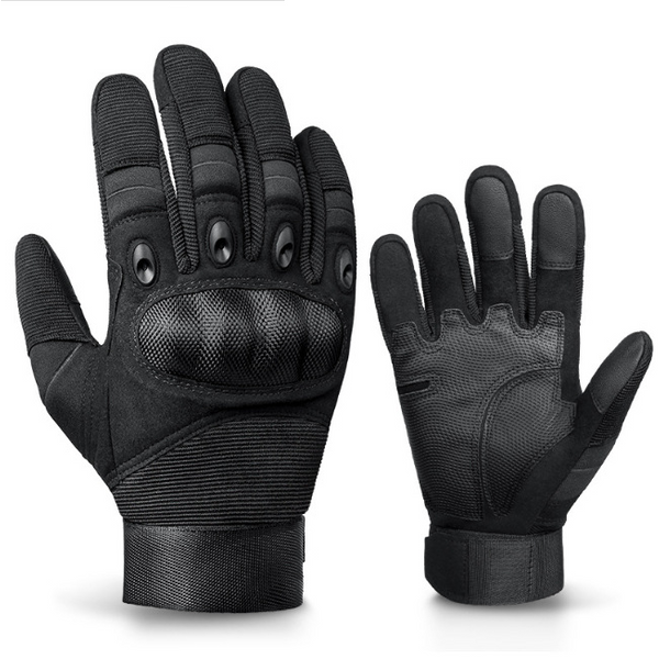 Cycling Gloves Full Finger Microfiber Tactical Gloves Drop Resistant Outdoor Shooting Gloves Combat Touch Screen Outdoor Training Gloves-image