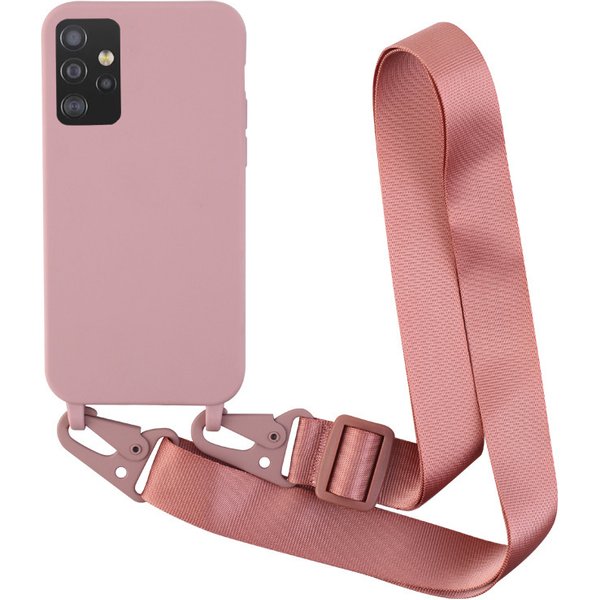 Crossbody Strap Lanyard Case For Samsung Galaxy A52 A13 A53 A54 A14 A24 A34 A73 A33 A32 A12 A72 A51 A71 A22 A41 A21S Soft Cover