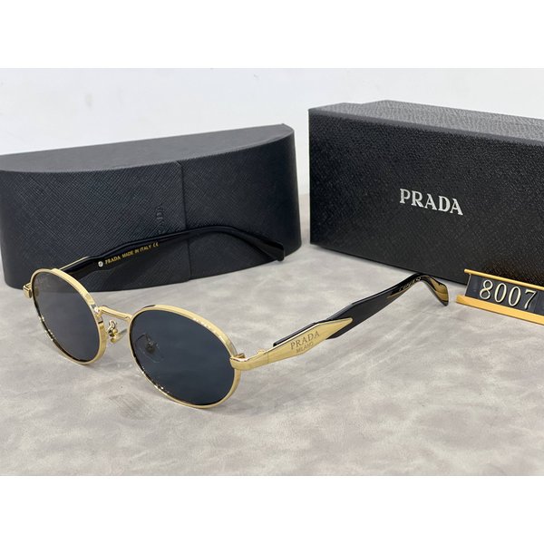 2023 New Fashion Big Frame Sunglasses Men Square Metal Sun Glasses Women Retro Sun Glasses Vintage Glasses-image
