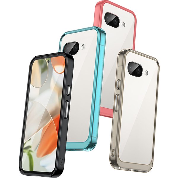 Clear Colorful Tpu Case For Google Pixel 9A 9 Pro Xl Protective Cover Transparent Coque Shell Fundas-image