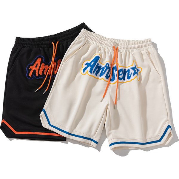 Basketball Shorts Sports Shorts Men's Summer Street Fashion Brand Mesh Basketball Oversize Design Loose Casual Shorts-image