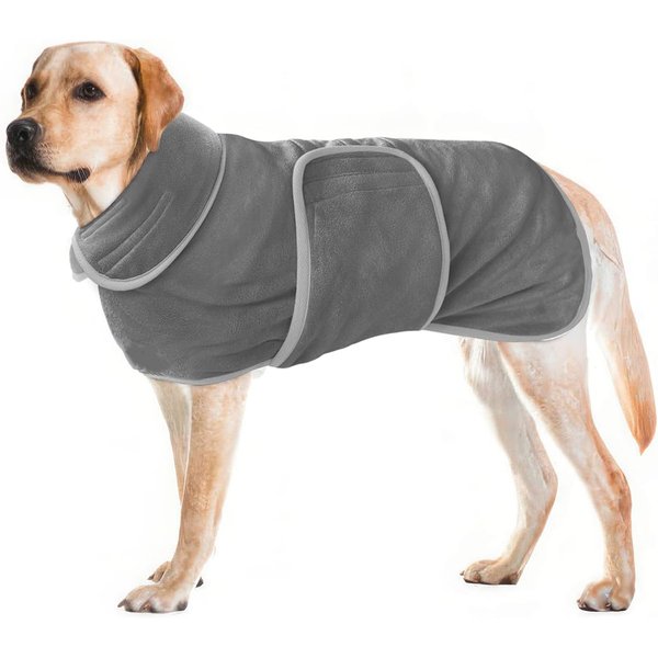 Pet Bathrobe, Casual Ultra-Fine Fiber, Thickened Dog Bath Towel, Pet Specific Washing Water, Quick Drying, And Quick Drying-image