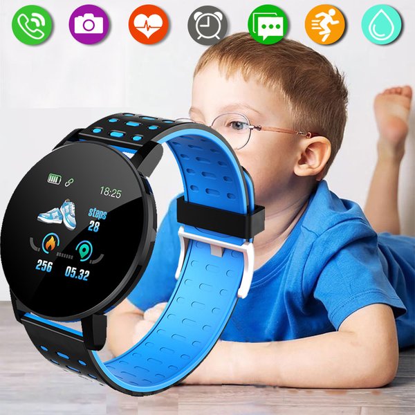 Children's Sports Smart Watch Led Digital Clock Waterproof Smartwatch Rate Monitor Fitness Tracker Watch Boy And Girl-image