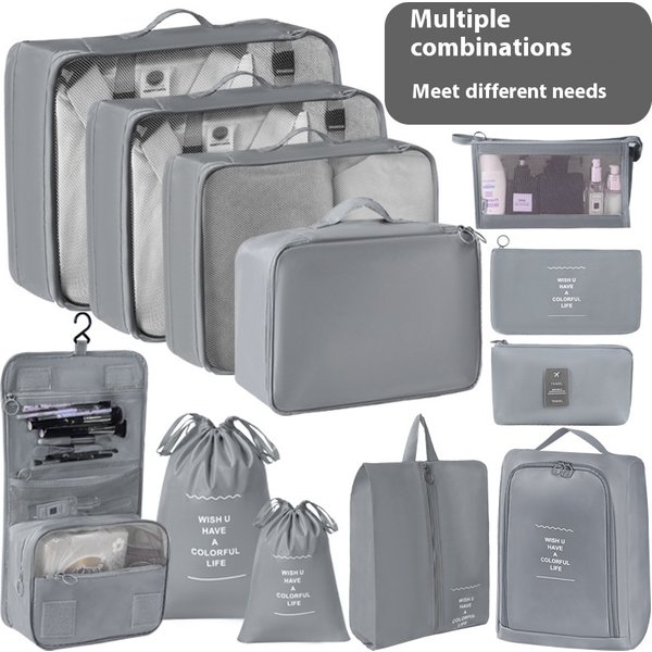 Travel Storage Bag Seven Piece Set Luggage, Clothing Sorting Bag, Business Travel Clothes, Shoes, Underwear Packaging Storage Bag