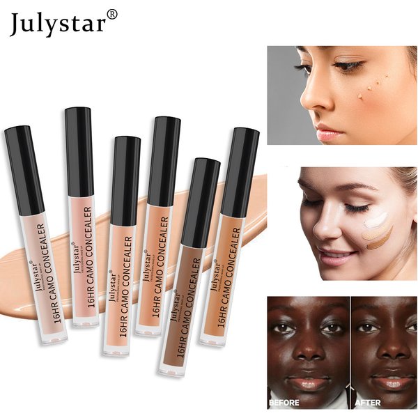 Julystar Liquid Concealer Lasting Foundation Make-Up Cream Beauty Makeup-image