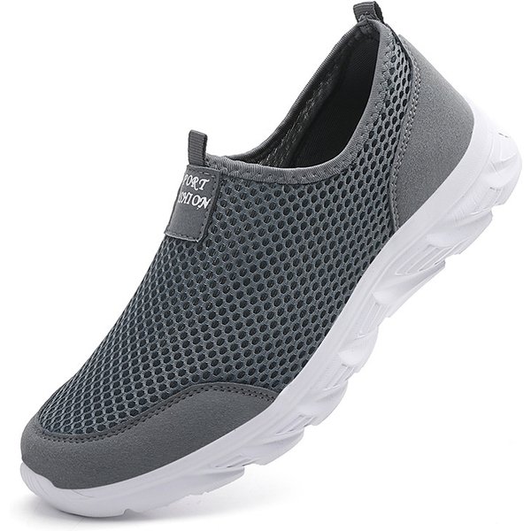 Men's Breathable Sports Shoes Light Sneakers A Slip-on