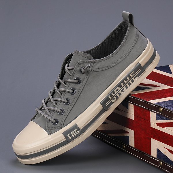 Men's versatile trendy casual comfortable canvas shoes slip-on sneakers 23136