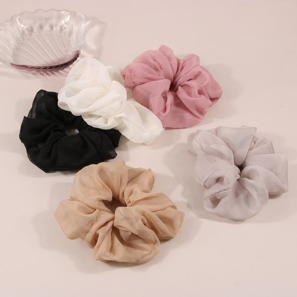 Women's High Elastic Korean Version Of Hair Tie Rubber Band Headband Net Celebrity Temperament Hair Rope Hair Accessories-image