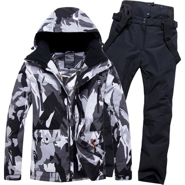 Men's Ski Suits, Waterproof And Breathable, Snowboard And Double Board Skiing Suits, Winter Warm Skiing Equipment-image