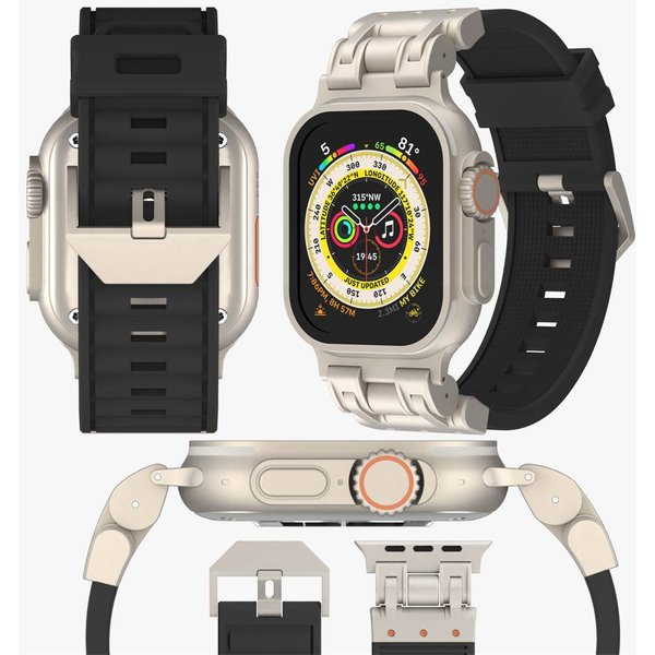Watch Band For IWatch 42/44/45/49mm Silicone Sports Watch Strap For Watch Series Ultra2 Se 9/8/7/6/5/4/3/2/1