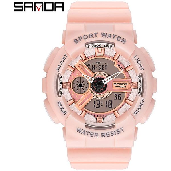 Men's Watch Alarm Clock Sports Electronic Watch Men's Junior High School Student Men's Watch Net Celebrity Women's Watch-image