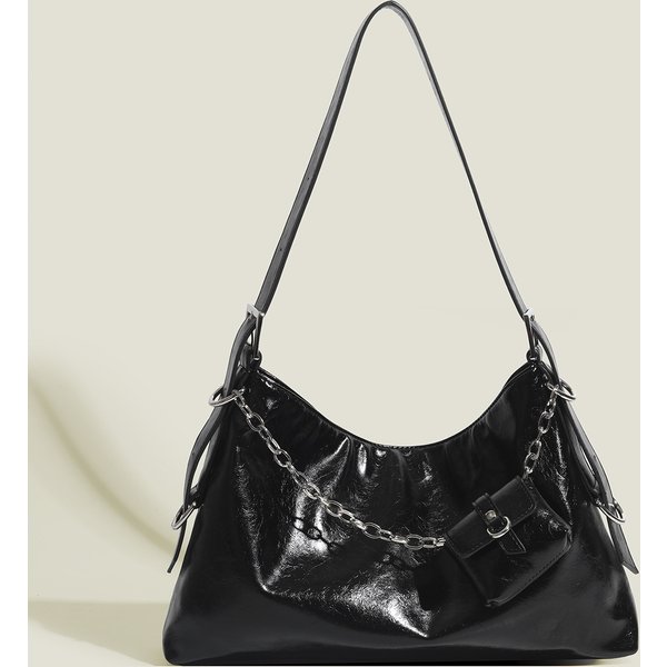 2024 Spring And Summer New Simple Underarm Bag Large Capacity Casual All Match Fashion Headphone Bag Commuter Shoulder Tote Bag-image